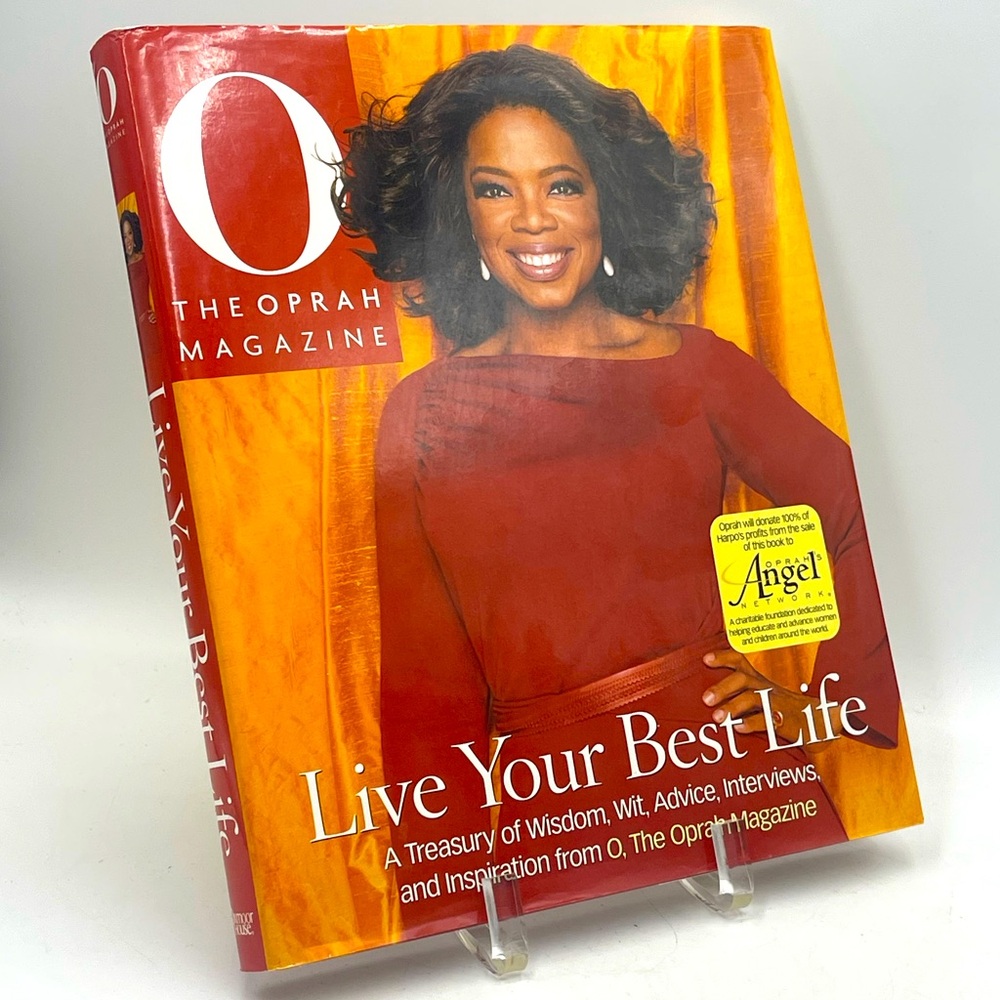 The Oprah Magazine Coffee Table Collectible Book Titled “Live Your Best Life”